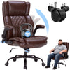 600LBS Heavy Duty Office Chair, Big and Tall Office Chair, Executive Chair with Lumbar Support, Desk Chairs with Flip up Arm