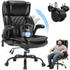 600LBS Heavy Duty Office Chair, Big and Tall Office Chair, Executive Chair with Lumbar Support, Desk Chairs with Flip up Arm
